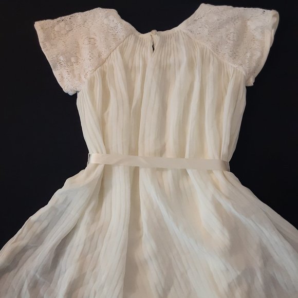 Ivory Sheer and Lace Girl's Tunic Dress XS 4-5-6 D-Signed by Disney Jaya Apparel - Picture 3 of 6